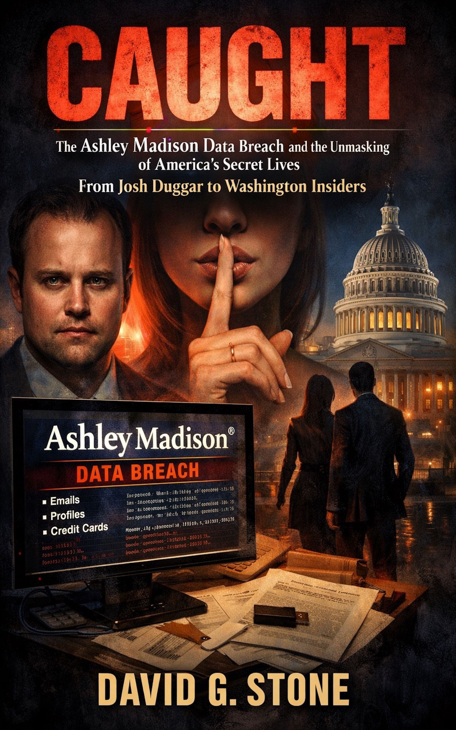 Cover of Caught: The Ashley Madison Data Breach