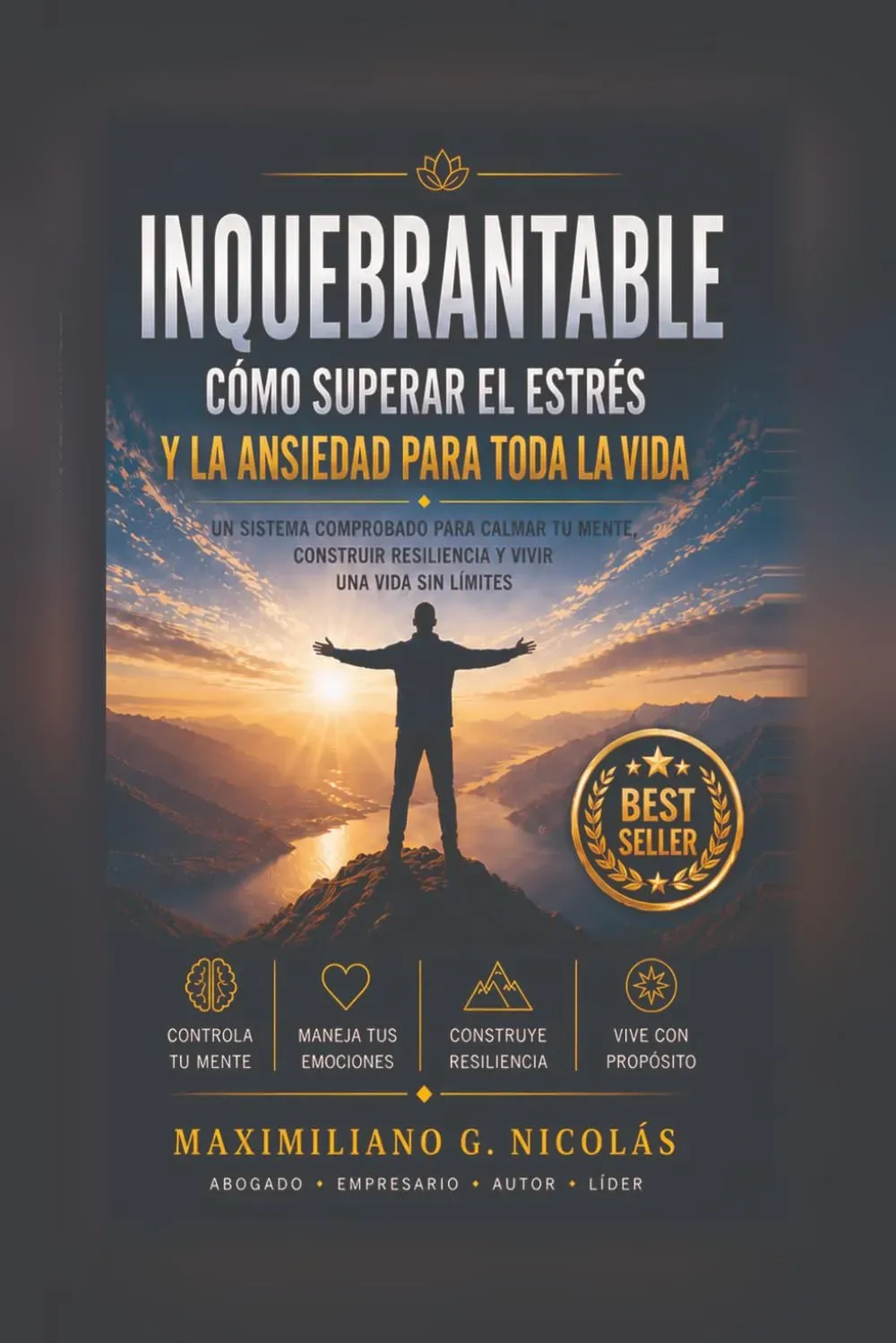 INQUEBRANTABLE: Cómo superar la ansiedad y el estrés – portada