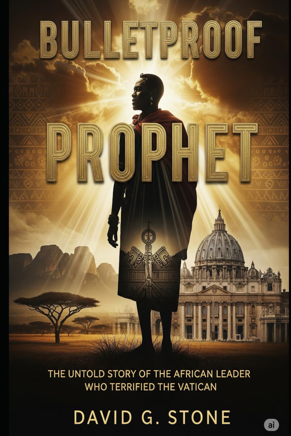 Cover of Bulletproof Prophet: The Untold Story of the African Leader Who Terrified the Vatican