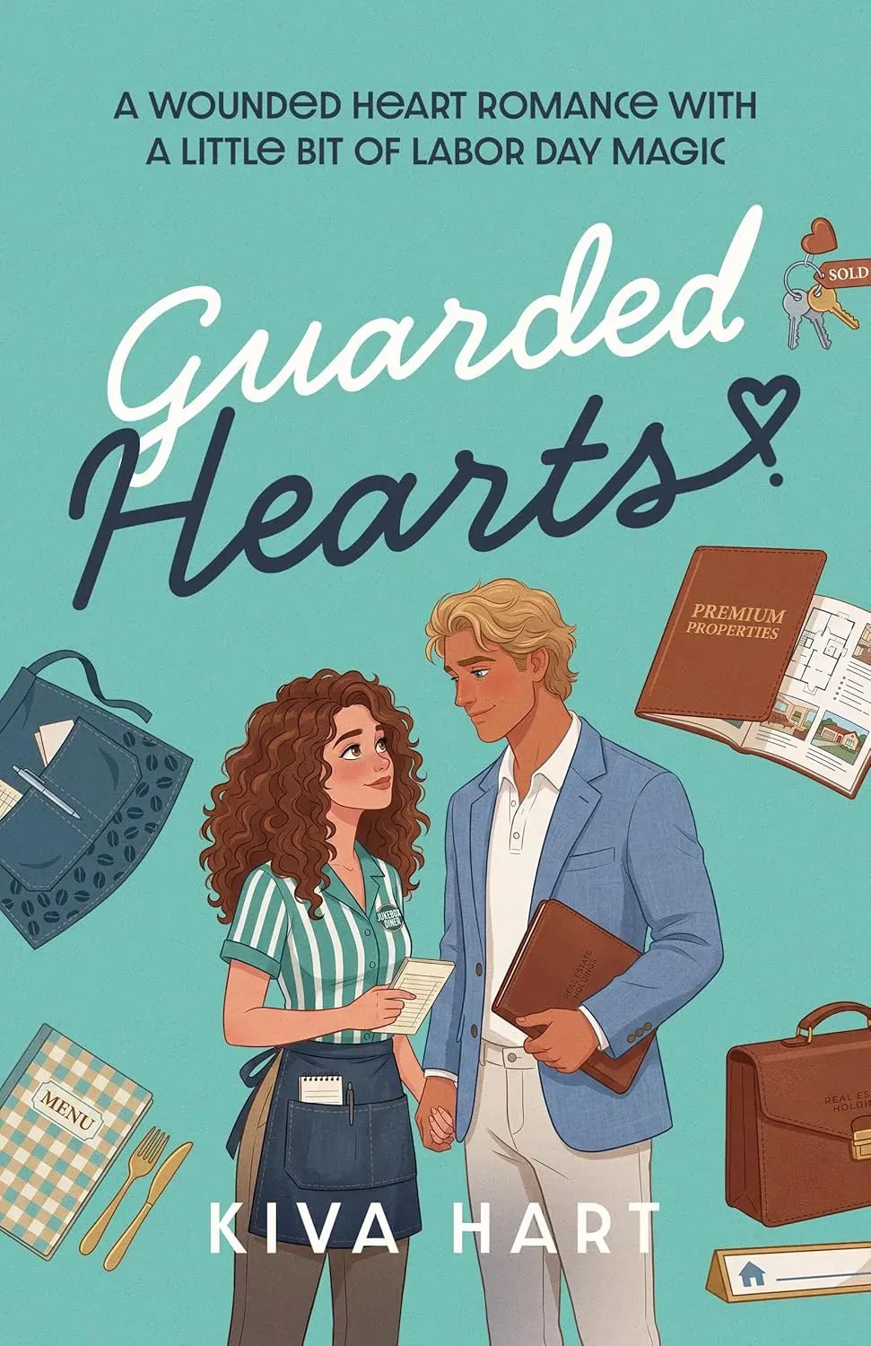 Guarded Hearts: A Wounded Heart Romance With A Little Bit Of Labor Day Magic (Holiday Hearts)