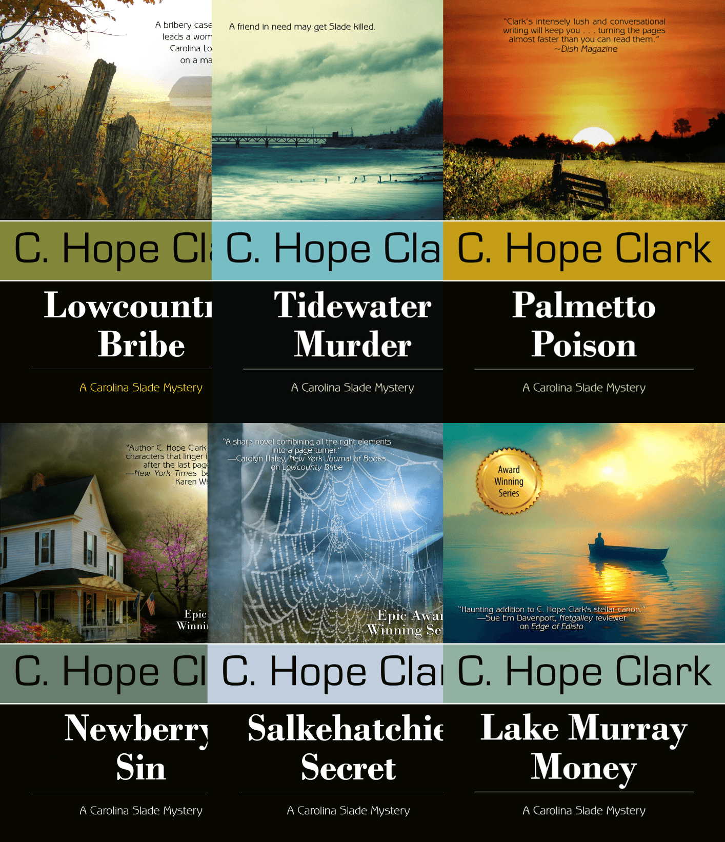 All 6 Books in the Carolina Slade Series