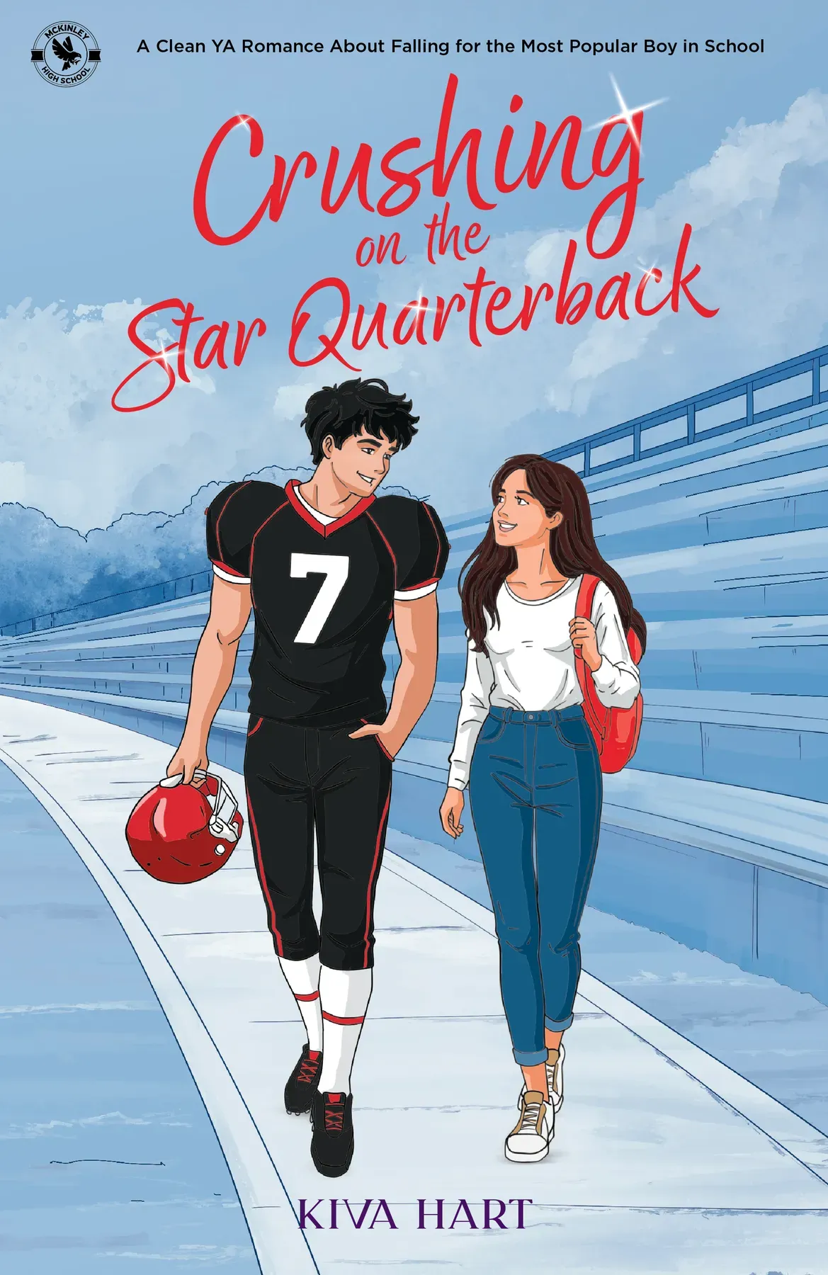Crushing On The Star Quarterback: A Clean YA Romance About Falling For The Most Popular Boy In School