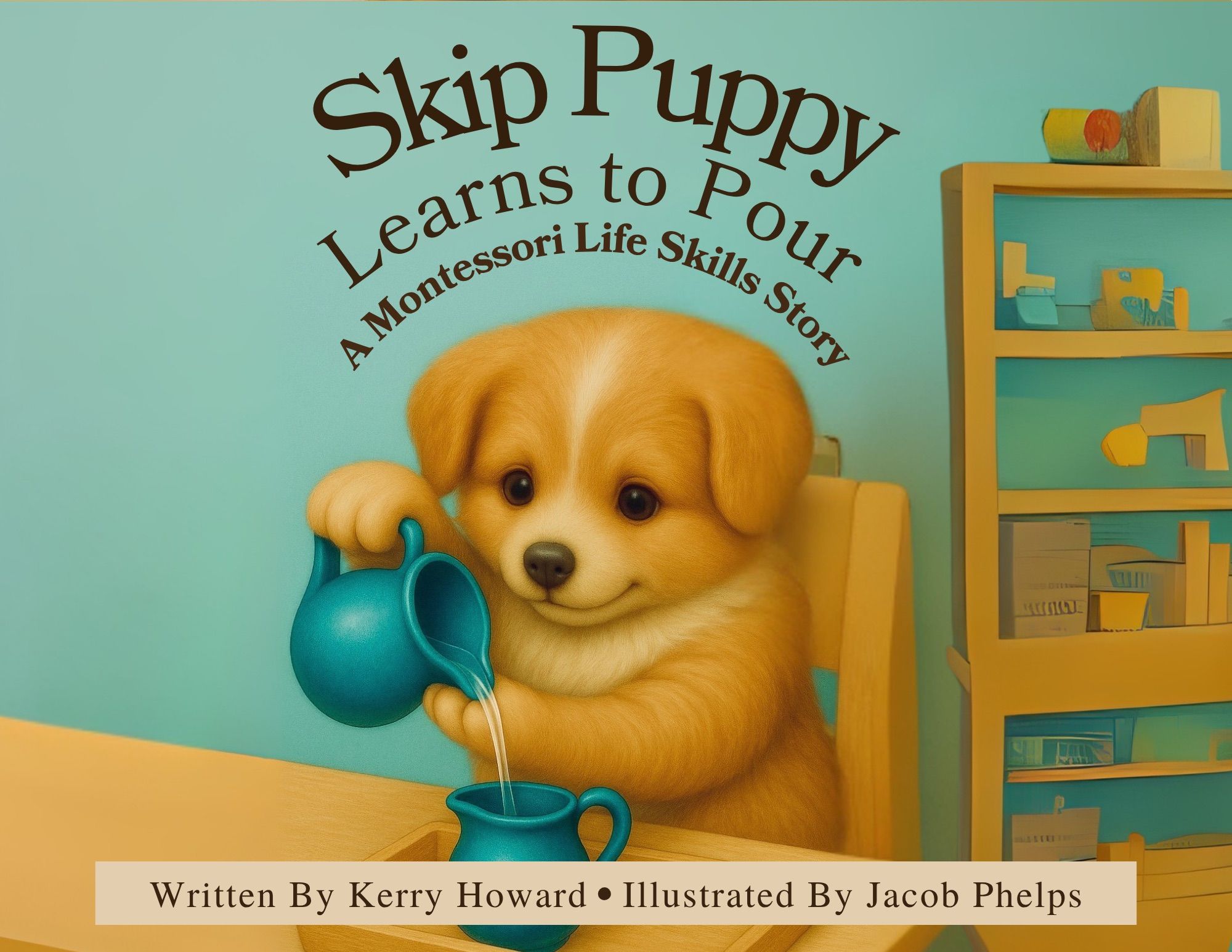 Skip Puppy Learns to Pour